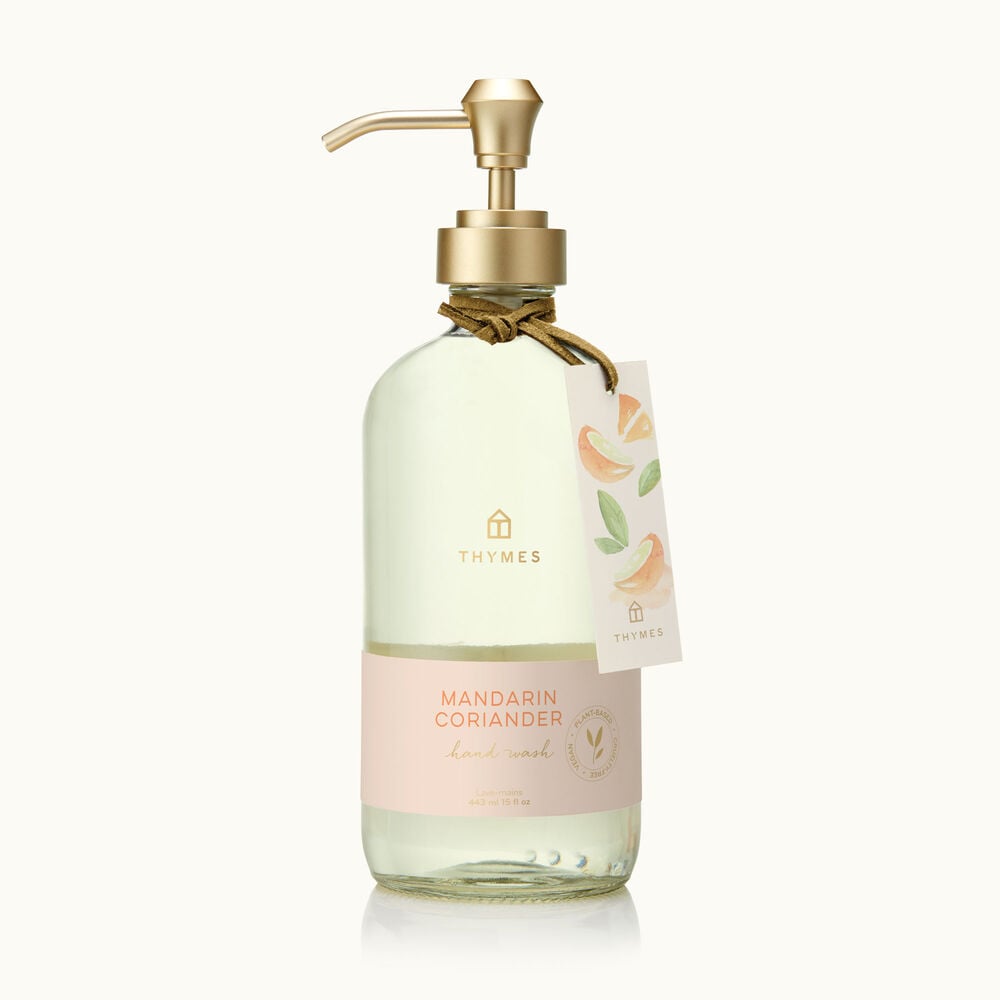 Thymes Mandarin Coriander Large Hand Wash to Cleanse and Decorate image number 1